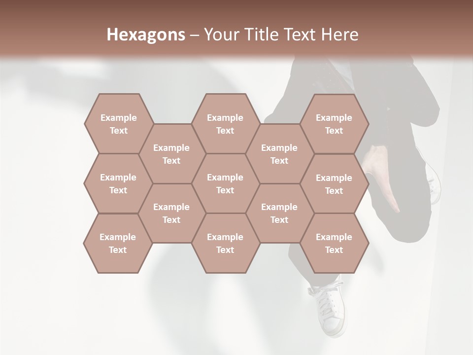 Posing Elegance Color PowerPoint Template