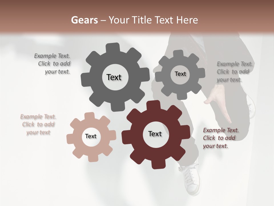 Posing Elegance Color PowerPoint Template