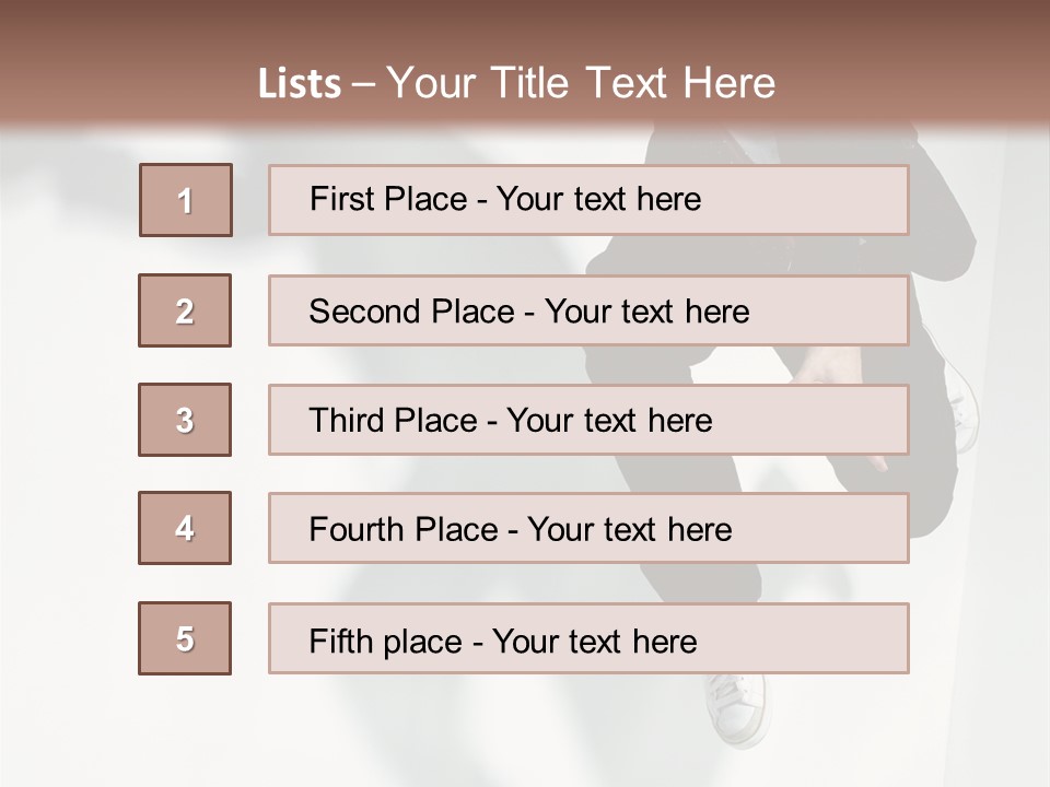 Posing Elegance Color PowerPoint Template