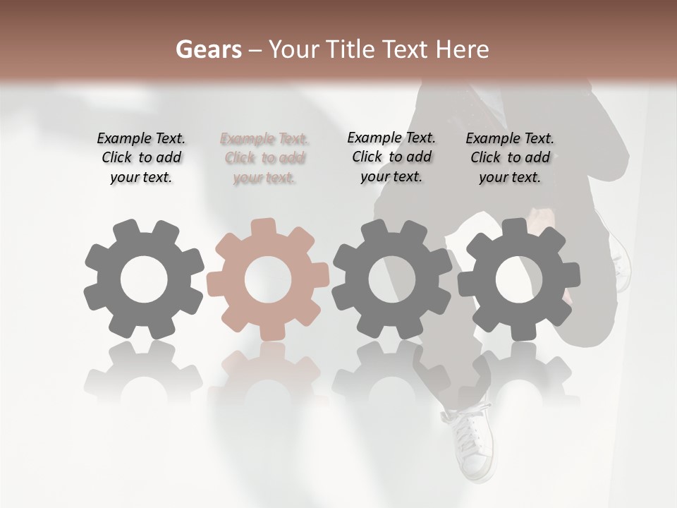 Posing Elegance Color PowerPoint Template