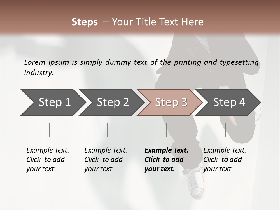 Posing Elegance Color PowerPoint Template