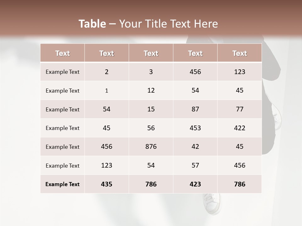 Posing Elegance Color PowerPoint Template