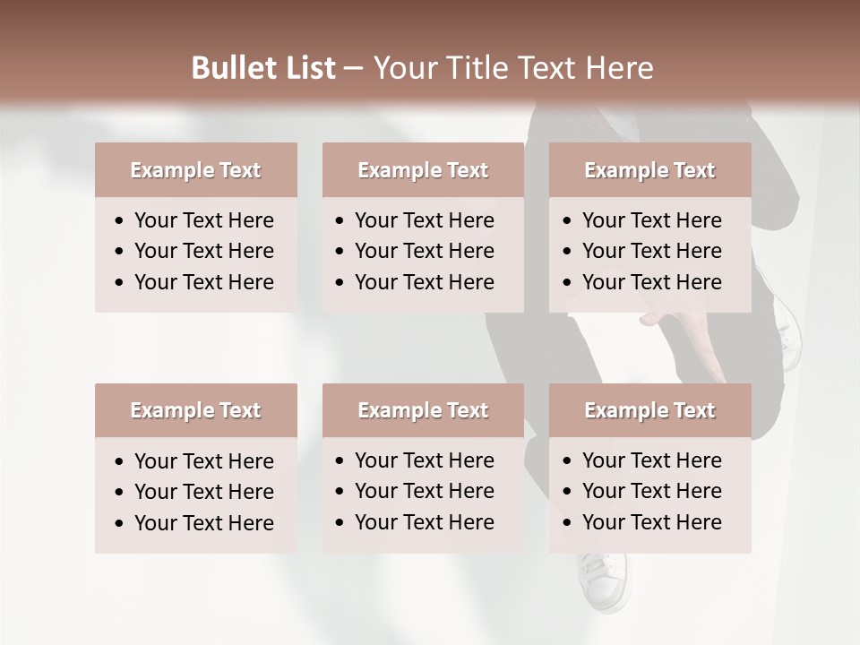 Posing Elegance Color PowerPoint Template
