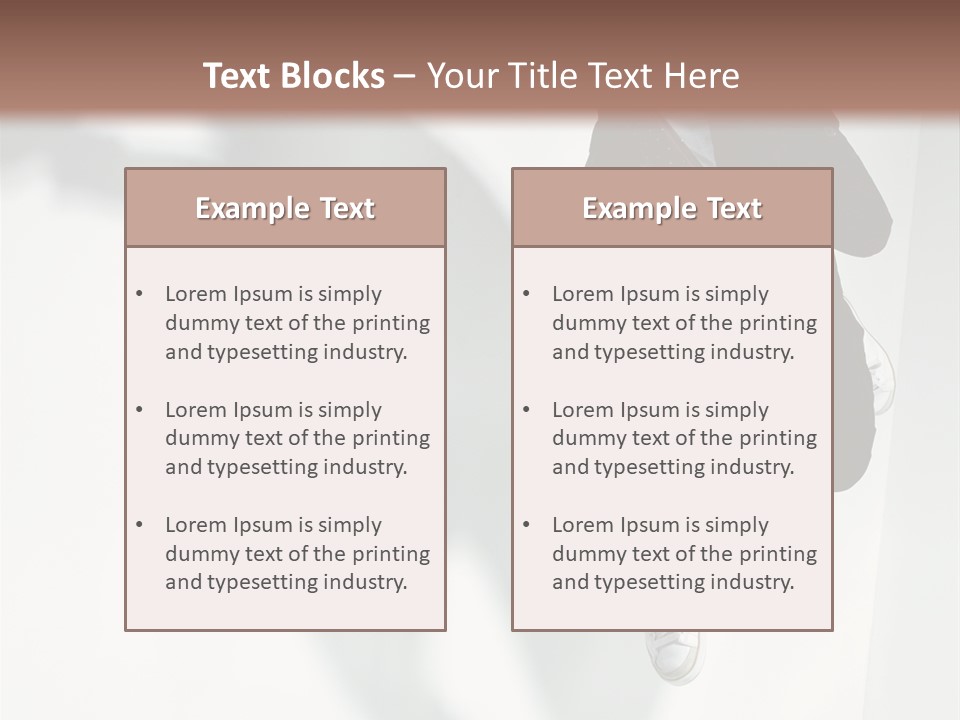 Posing Elegance Color PowerPoint Template