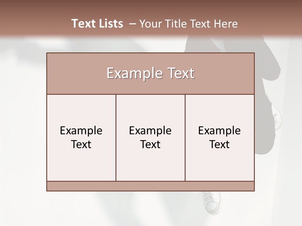 Posing Elegance Color PowerPoint Template