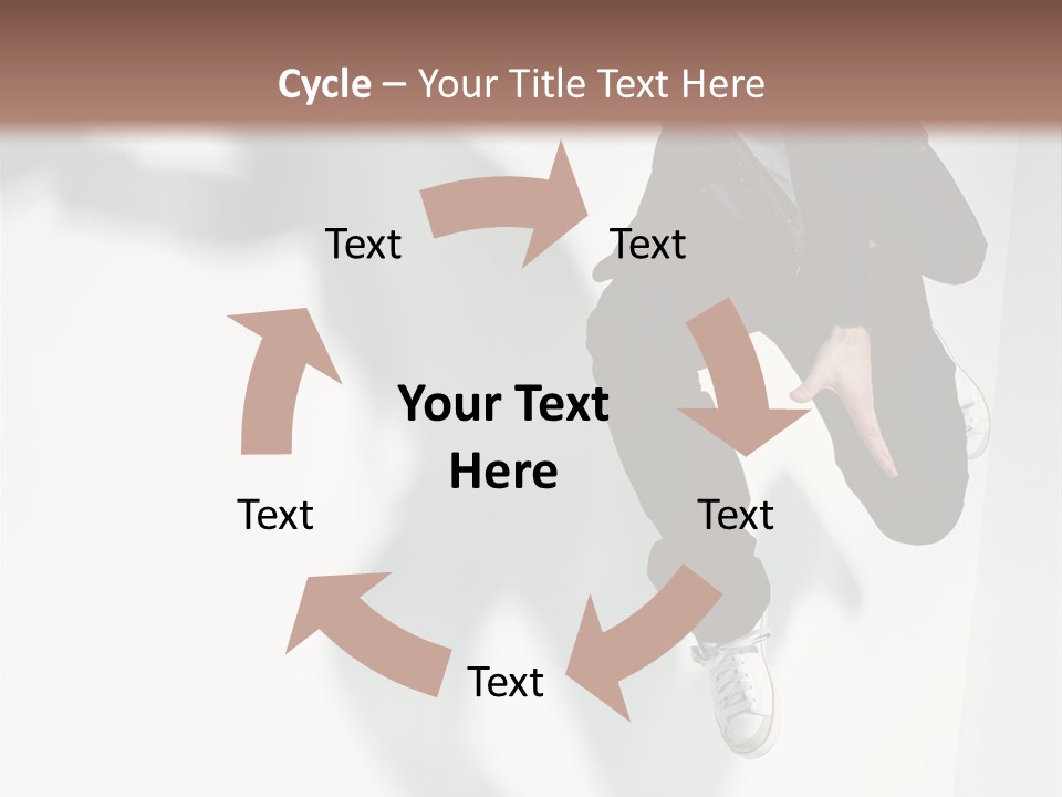 Posing Elegance Color PowerPoint Template