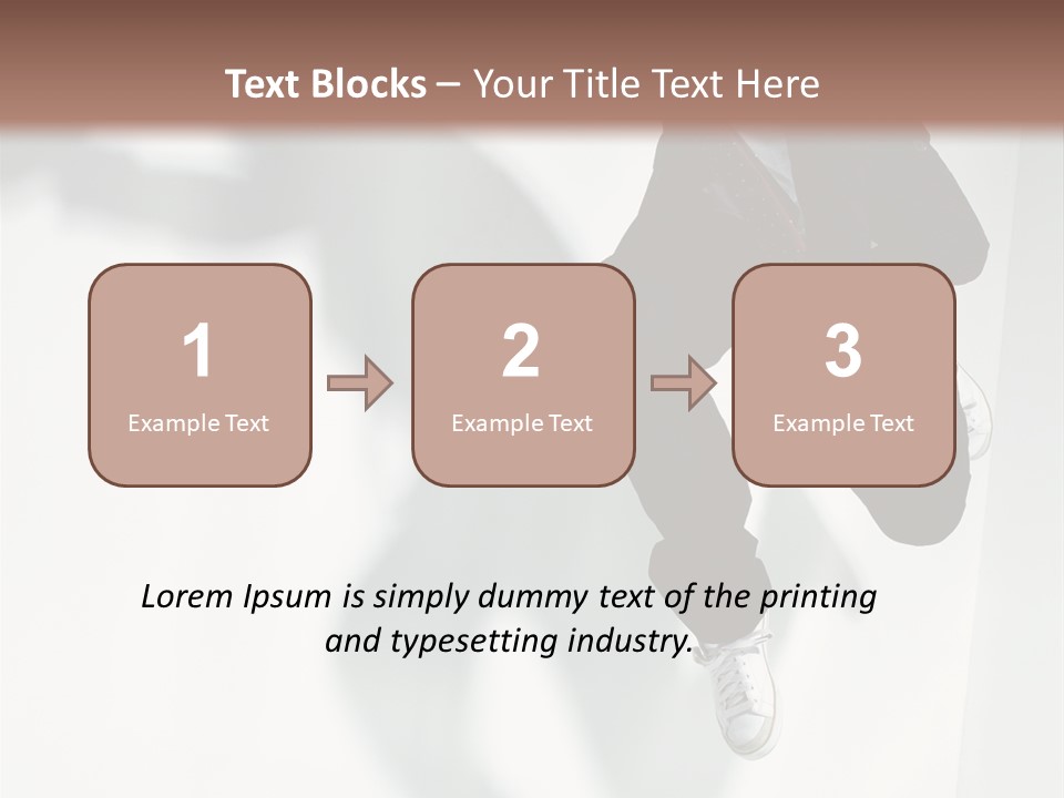 Posing Elegance Color PowerPoint Template