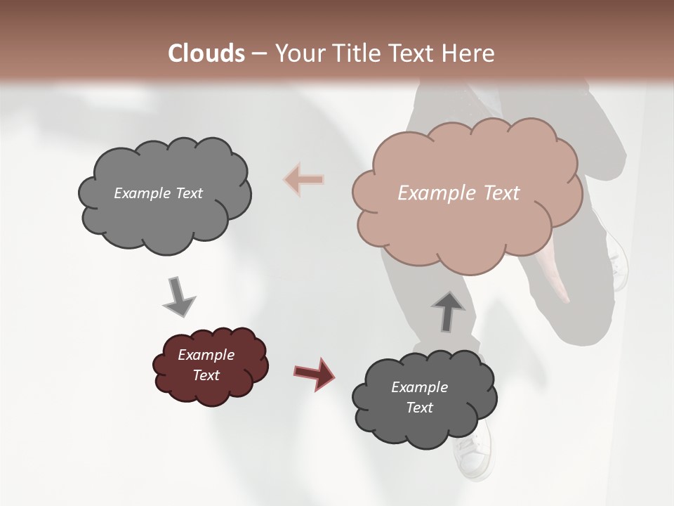 Posing Elegance Color PowerPoint Template