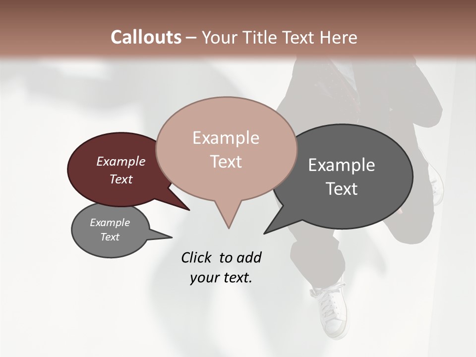 Posing Elegance Color PowerPoint Template