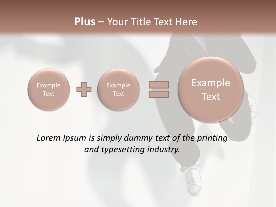Posing Elegance Color PowerPoint Template
