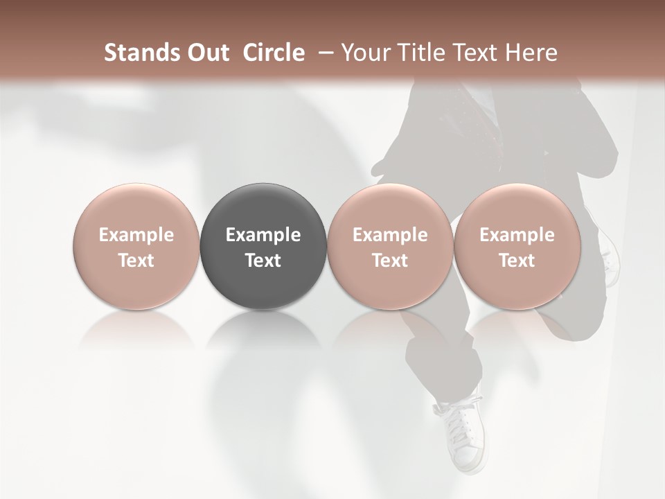 Posing Elegance Color PowerPoint Template