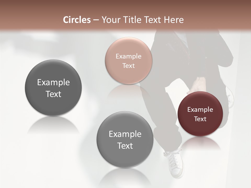 Posing Elegance Color PowerPoint Template