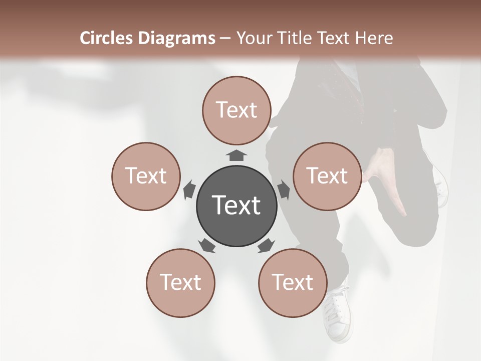 Posing Elegance Color PowerPoint Template