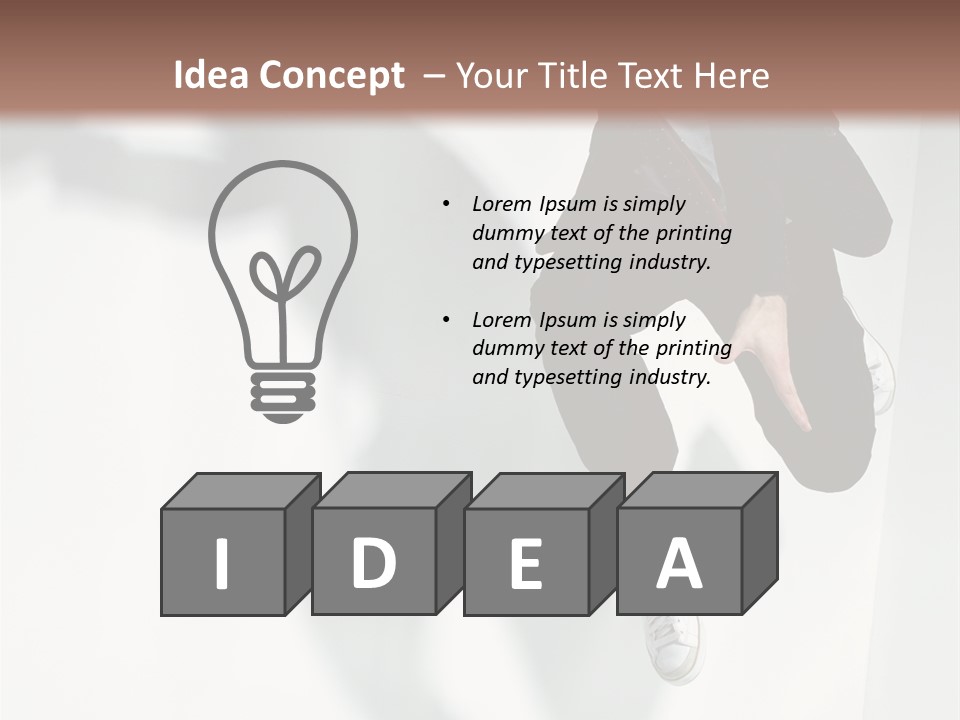 Posing Elegance Color PowerPoint Template