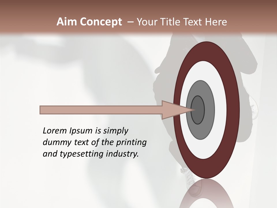 Posing Elegance Color PowerPoint Template