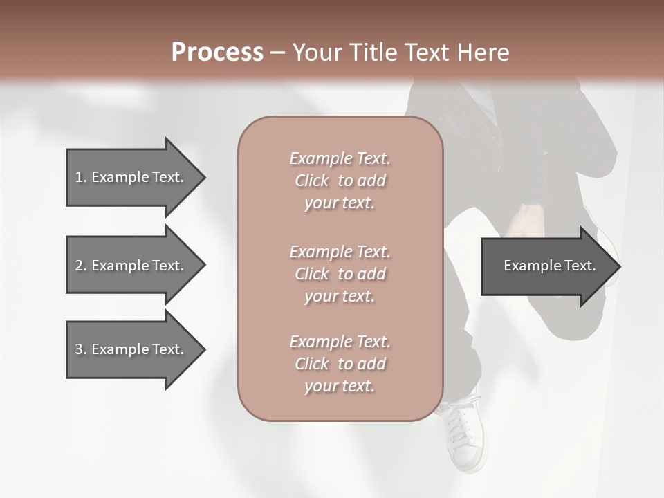 Posing Elegance Color PowerPoint Template