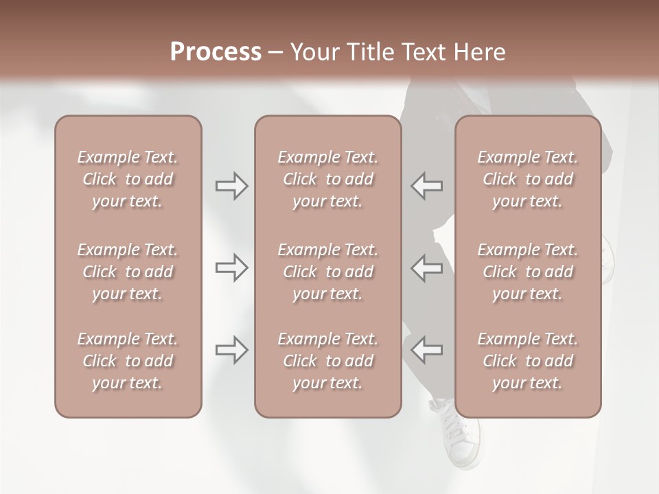 Posing Elegance Color PowerPoint Template