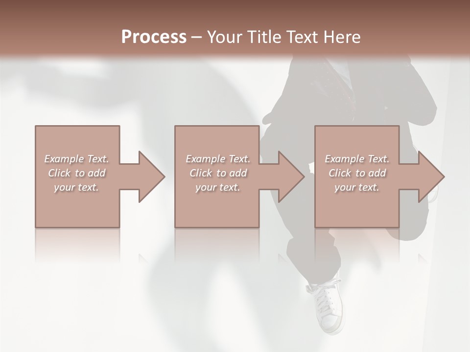 Posing Elegance Color PowerPoint Template