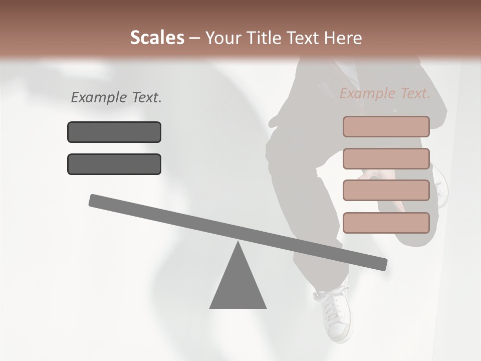 Posing Elegance Color PowerPoint Template