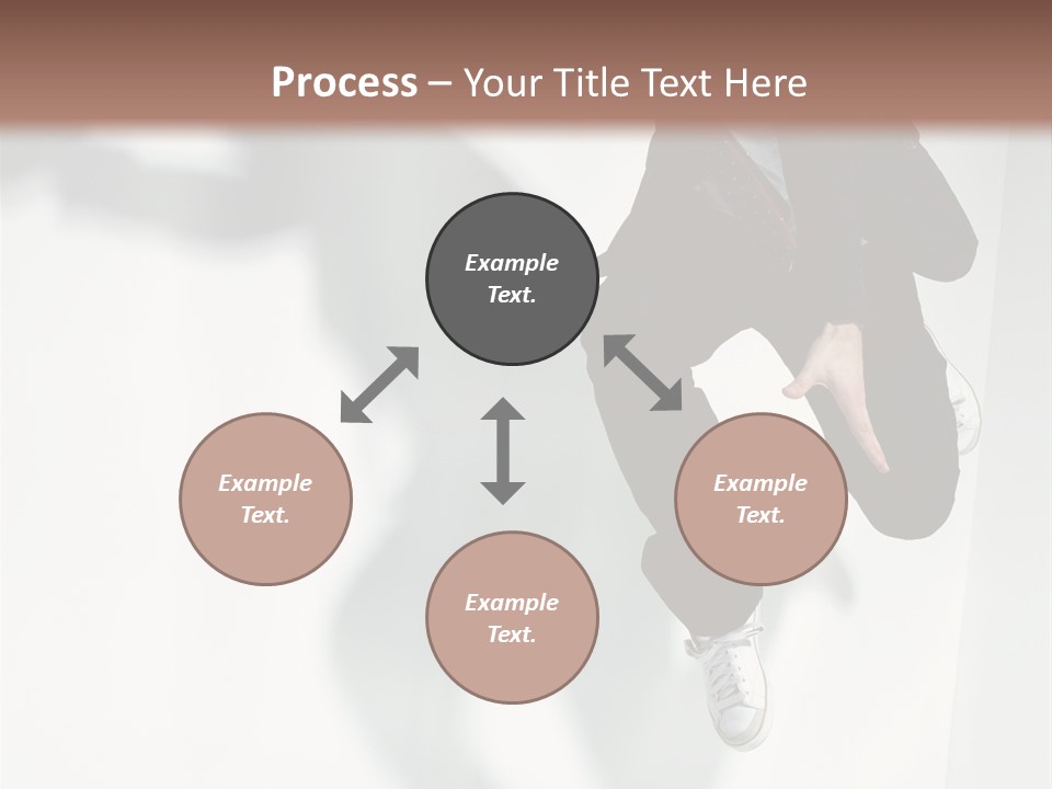 Posing Elegance Color PowerPoint Template
