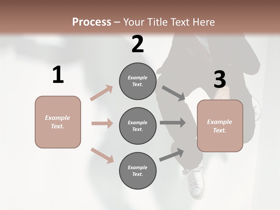 Posing Elegance Color PowerPoint Template