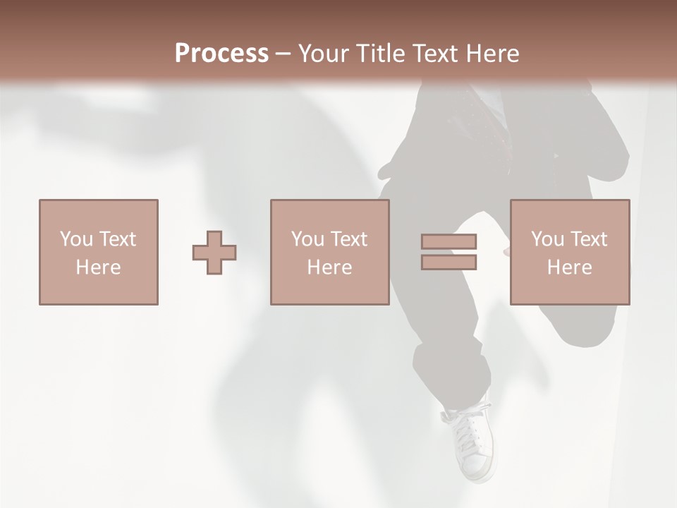 Posing Elegance Color PowerPoint Template