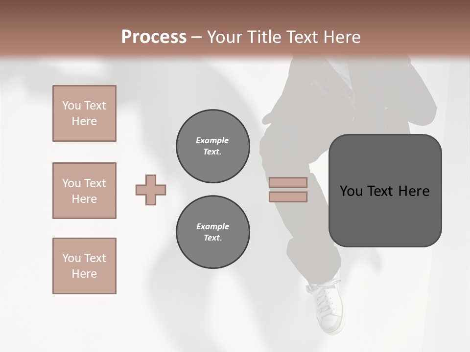 Posing Elegance Color PowerPoint Template