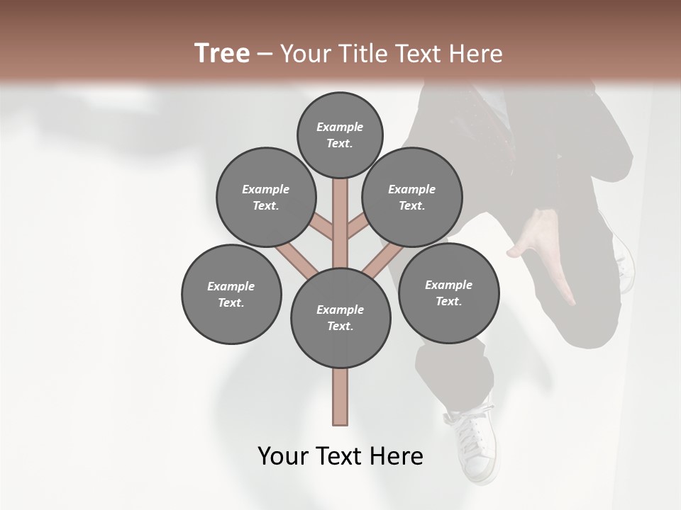 Posing Elegance Color PowerPoint Template