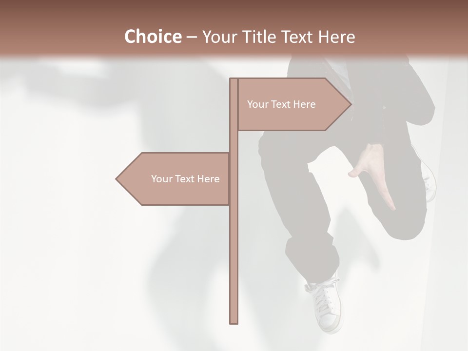 Posing Elegance Color PowerPoint Template