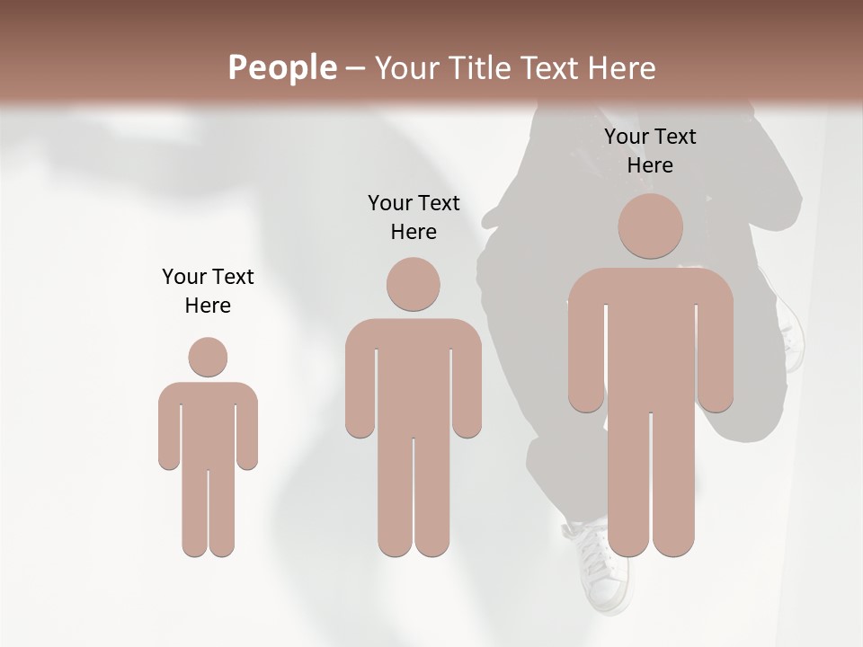 Posing Elegance Color PowerPoint Template