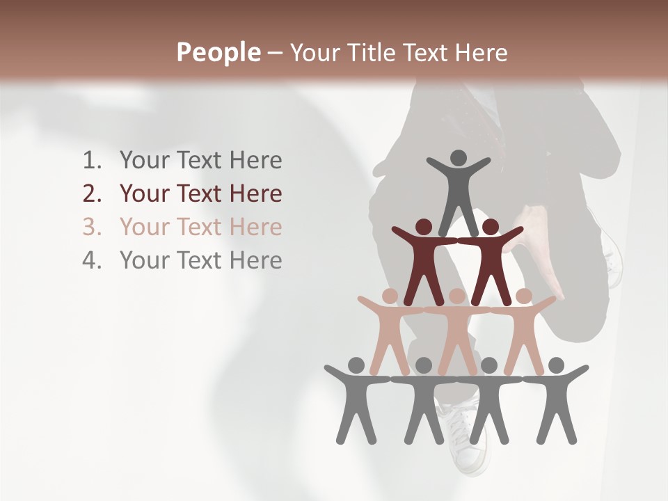 Posing Elegance Color PowerPoint Template