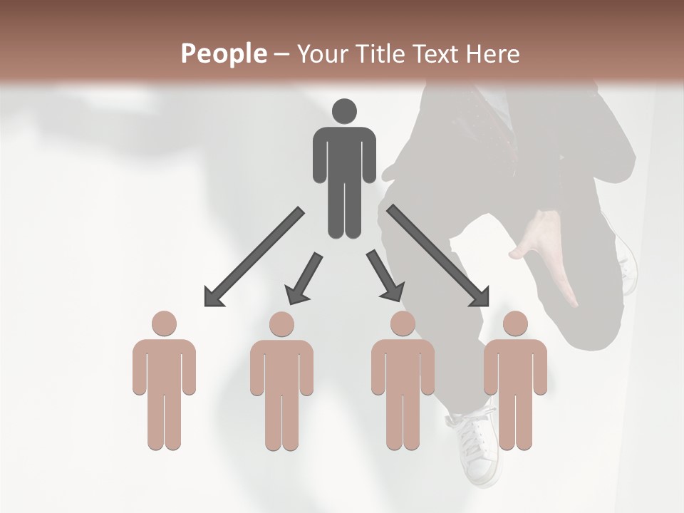 Posing Elegance Color PowerPoint Template