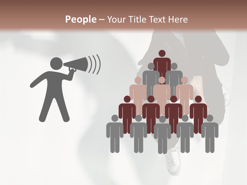 Posing Elegance Color PowerPoint Template