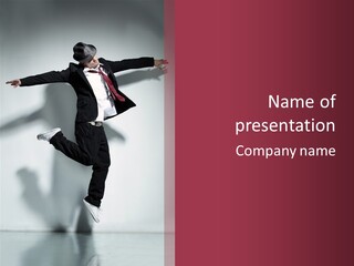 Dancer Performance Male PowerPoint Template