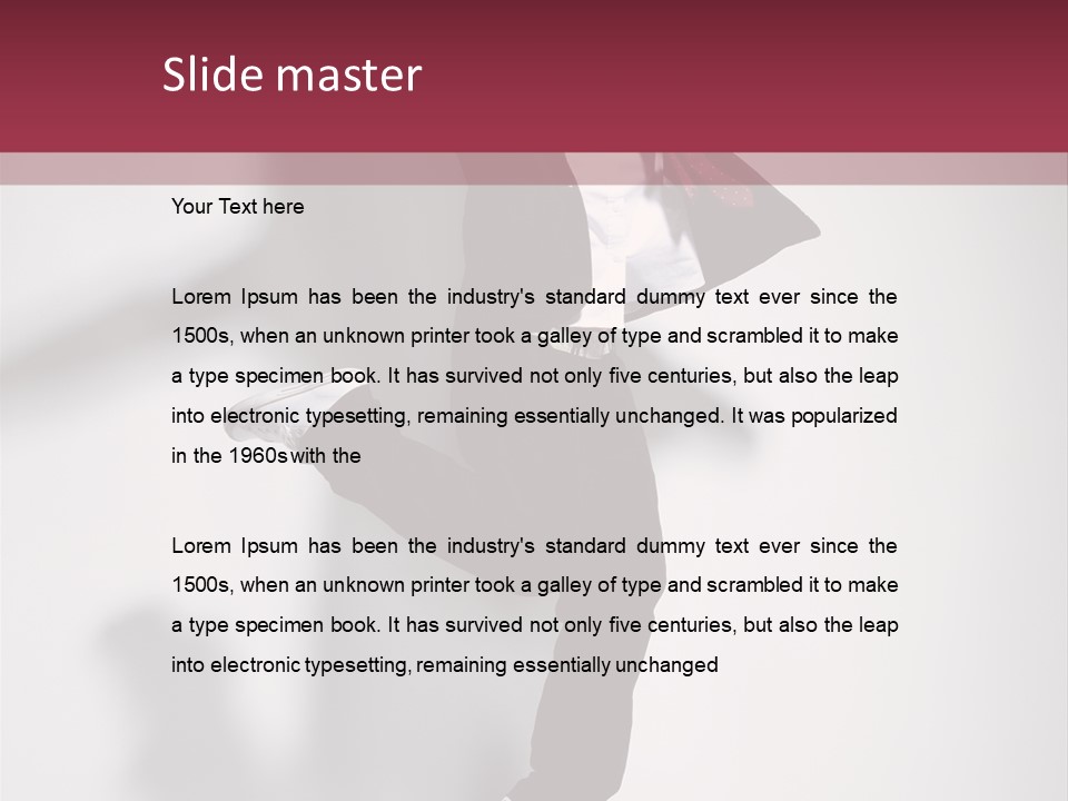 Dancer Performance Male PowerPoint Template