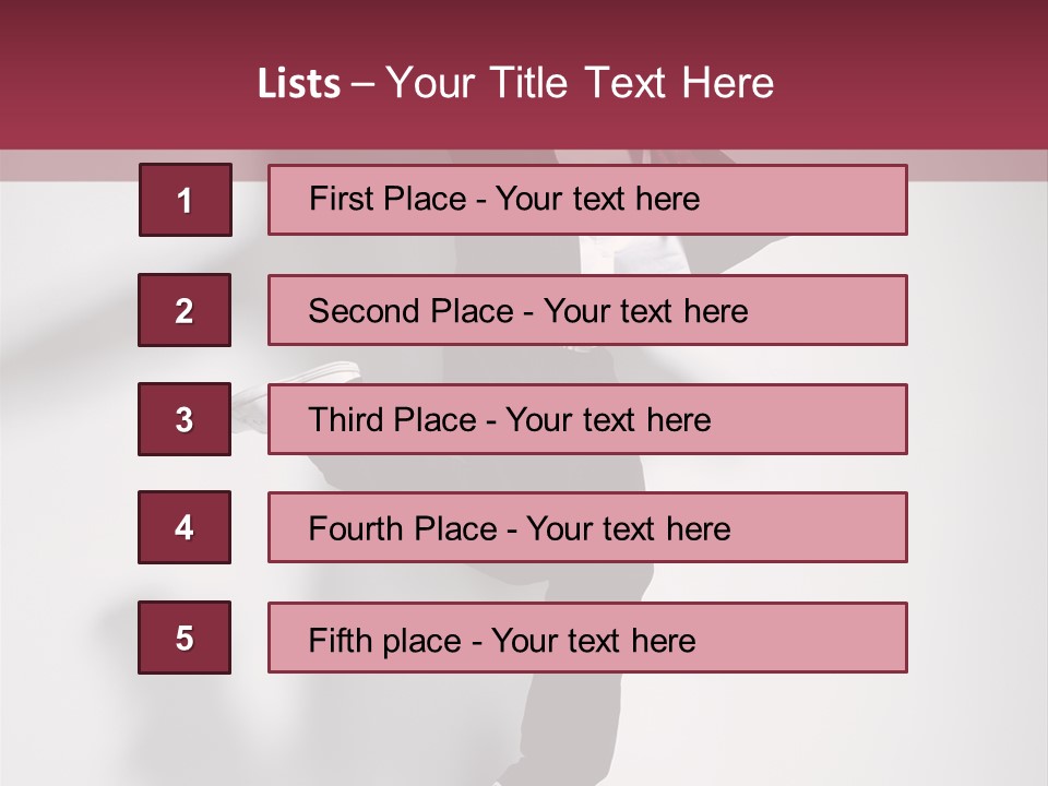 Dancer Performance Male PowerPoint Template