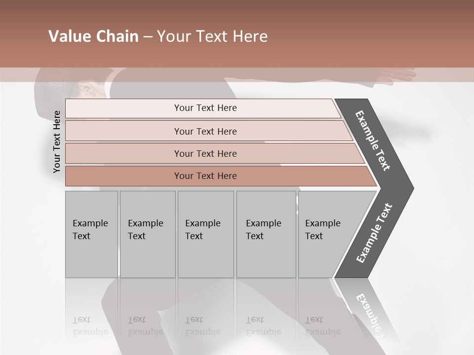 A Man In A Black Suit Is Dancing PowerPoint Template