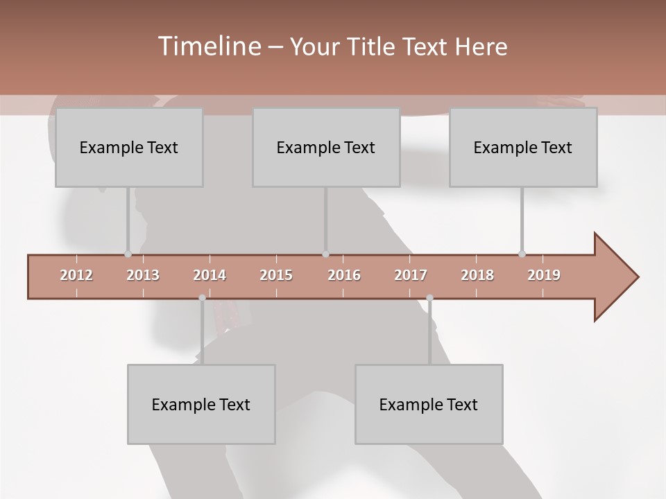 A Man In A Black Suit Is Dancing PowerPoint Template