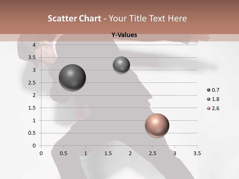 A Man In A Black Suit Is Dancing PowerPoint Template