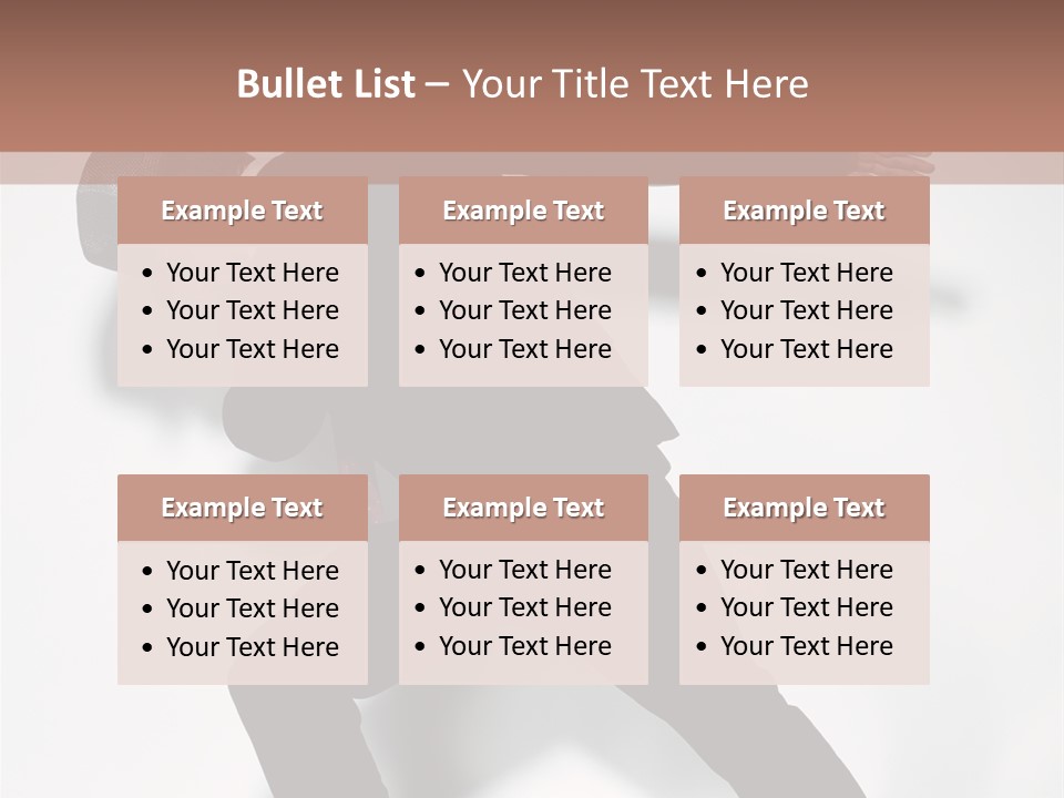 A Man In A Black Suit Is Dancing PowerPoint Template