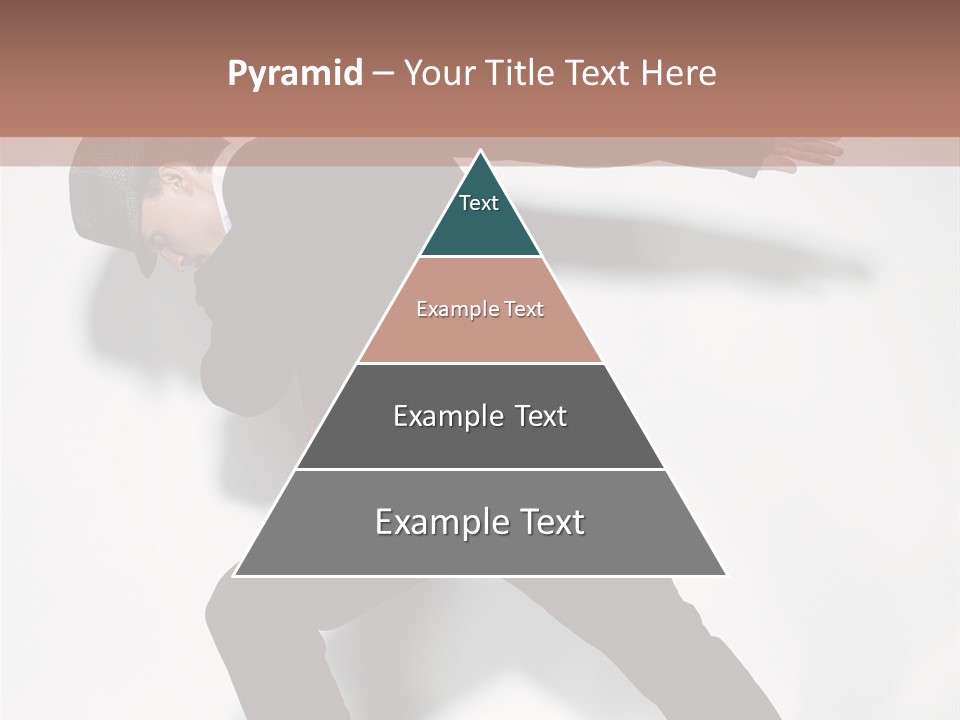 A Man In A Black Suit Is Dancing PowerPoint Template