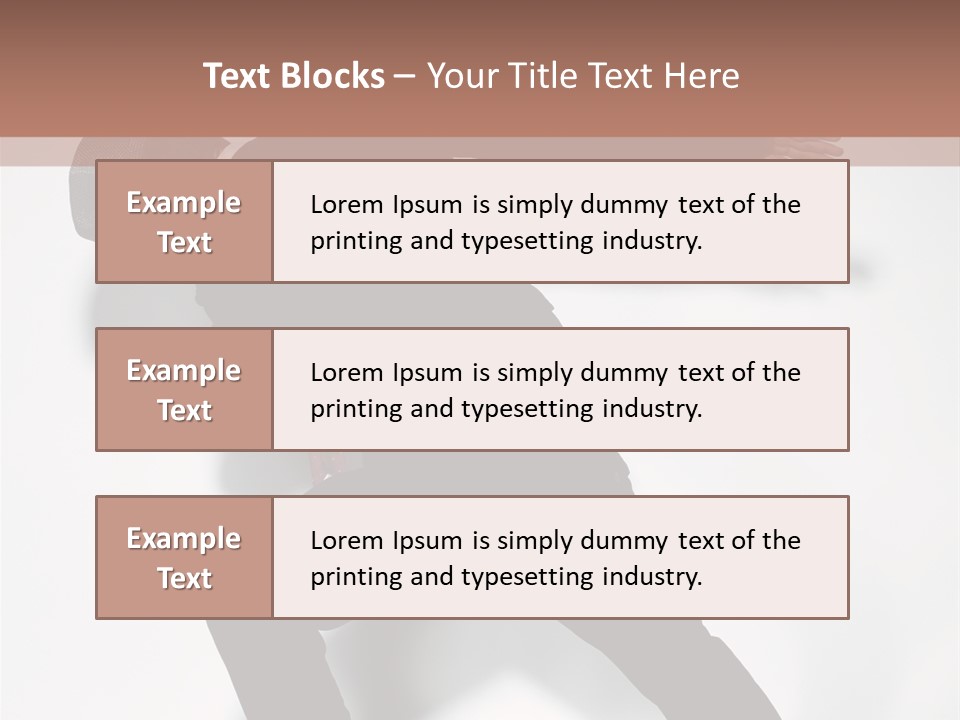 A Man In A Black Suit Is Dancing PowerPoint Template