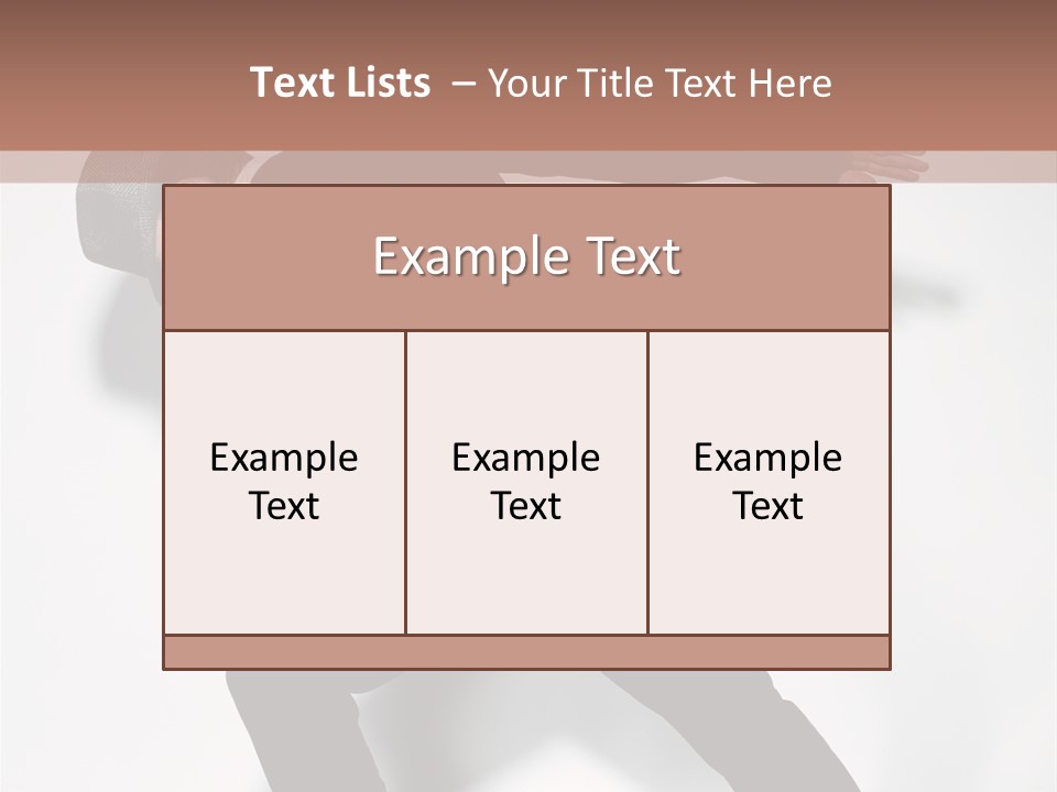 A Man In A Black Suit Is Dancing PowerPoint Template