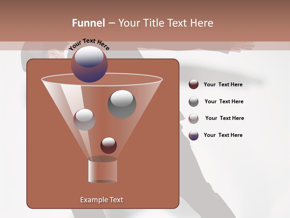 A Man In A Black Suit Is Dancing PowerPoint Template