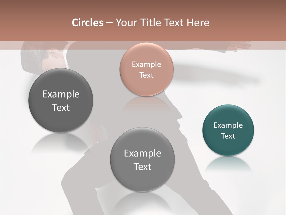 A Man In A Black Suit Is Dancing PowerPoint Template