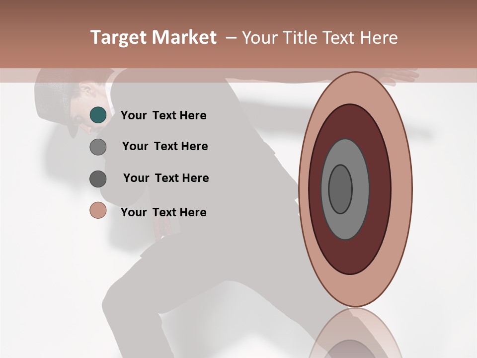 A Man In A Black Suit Is Dancing PowerPoint Template