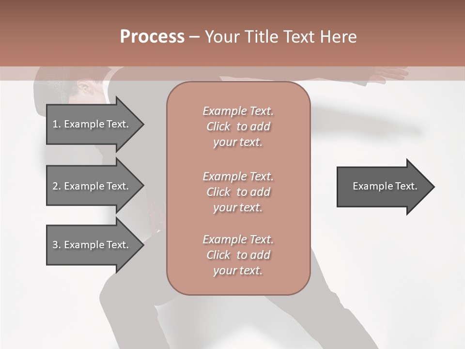 A Man In A Black Suit Is Dancing PowerPoint Template