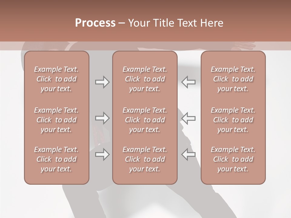 A Man In A Black Suit Is Dancing PowerPoint Template