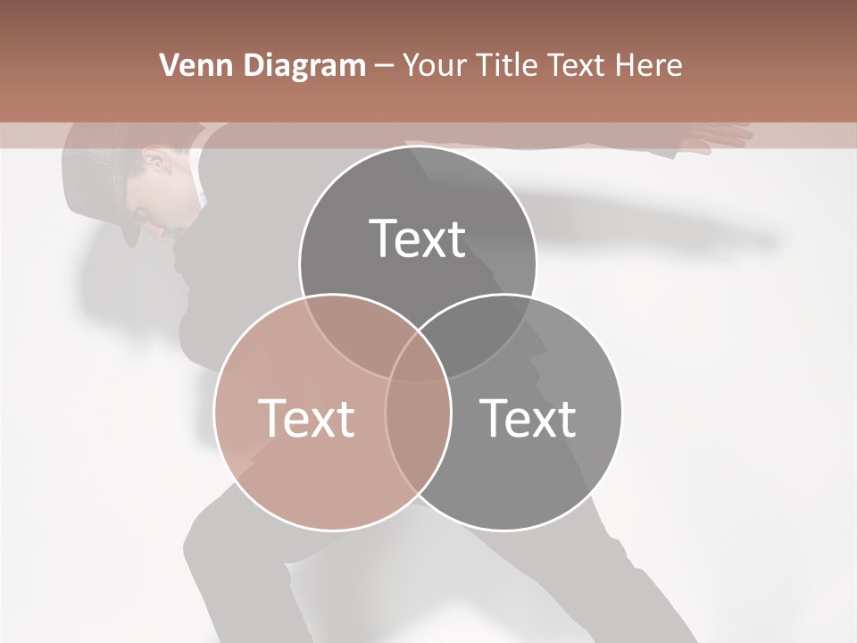 A Man In A Black Suit Is Dancing PowerPoint Template