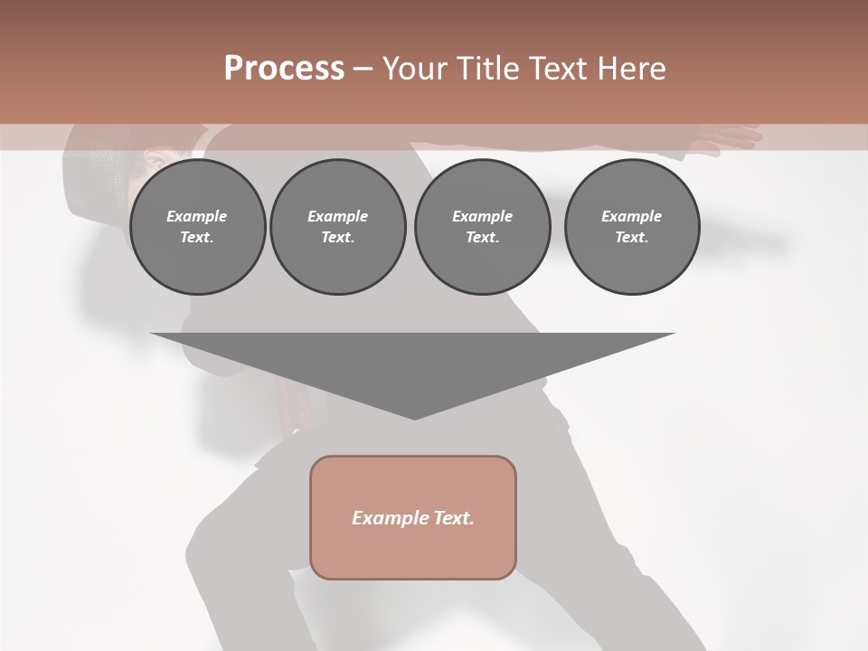 A Man In A Black Suit Is Dancing PowerPoint Template